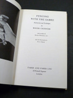 Fencing with the Sabre, Introduction and Technique (1965)