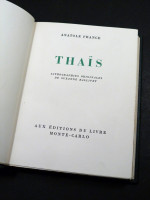 Thais (1948, in a unique leather binding)
