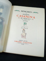 Memoires de Casanova (1955, unique leather binding & signed bookplates)