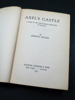 Axel's Castle (1935, early edition)