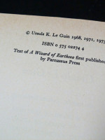 Earthsea (1977, the first omnibus edition)