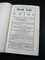 Parish Law (1750, seventh edition)
