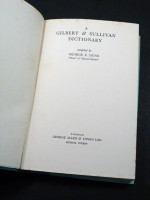 A Gilbert and Sullivan Dictionary (1936, first edition)