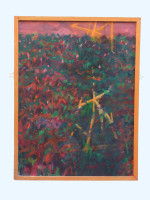 Yellow Painted Pylon by David Holt (1995)
