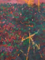 Yellow Painted Pylon by David Holt (1995)