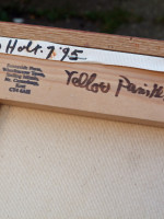 Yellow Painted Pylon by David Holt (1995)
