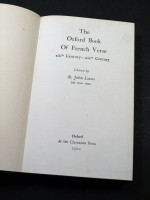 The Oxford Book of French Verse, XIIIth century—XIIXth century
