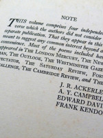 Poems by Four Authors (1923, first edition)