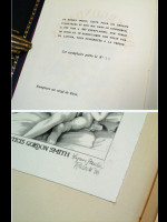 Dévergondages, Souvenirs Érotiques (1937, first edition, in a unique leather binding)