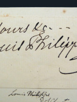 Louis-Philippe I, King of the French autograph