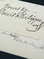 Louis-Philippe I, King of the French autograph