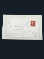 W Harrison Ainsworth, signed & handwritten envelope 1961
