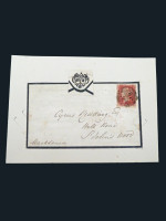 Mark Lemon, handwritten & signed envelope c1860