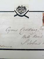 Mark Lemon, handwritten & signed envelope c1860