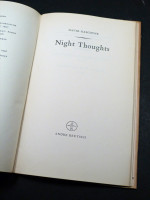 Night Thoughts (1956, first edition)