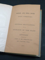 London and India Docks, original documents 1889–1898