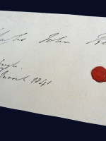 Charles John Kean, Irish actor, autograph