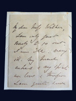 Charles John Kean, Irish actor, handwritten letter (1841)