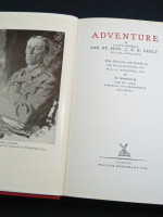 Adventure (1930, first edition, with important Great War inscription)