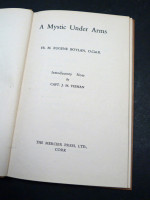 A Mystic under Arms (1945, first edition)