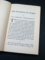 The Handling of Words (1927, first thus)