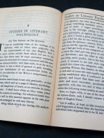 The Handling of Words (1927, first thus)