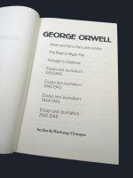 George Orwell, non-fiction and selected essays & journalism (1980, first thus)