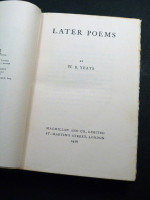 Later Poems (1926)