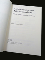 Antimodernism and Artistic Experience