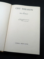 Cry Treason (1940, first edition)