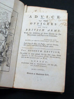 Advice to the Officers of the British Army (1783, seventh edition)
