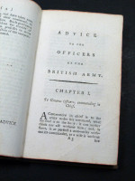Advice to the Officers of the British Army (1783, seventh edition)