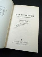 Toll the Hounds (2008, signed first edition)