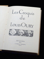 Les Croquis de Louis Oury (c1920, assumed first edition)