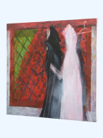 The Red Bush / Studio Window by David Holt (2006)