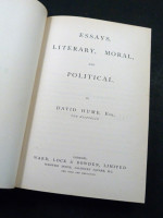 Essays, Literary, Moral, and Political