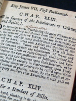 Scottish Law: Acts Passed in the First Parliament of James VII etc