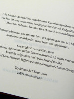 Till kanten av himlen (2001, signed first Swedish edition)