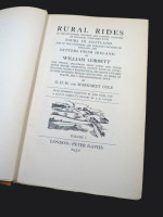 William Cobbett's Rural Rides (three volume limited edition, 1930)