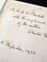 The Lady of Leybourne (Signed first edition, 1922)