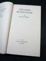 The Long Revolution (1961, first edition)