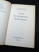 Tales of the British Aristocracy (1956, first edition)