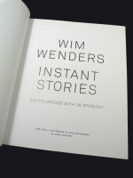 Wim Wenders: Instant Stories (2017, first edition)