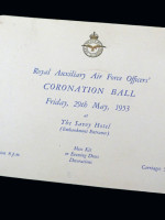 Royal Auxiliary Air Force Officers' Coronation Ball 1953