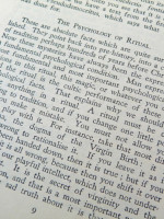 The Symbolic Life, A Seminar Talk given on 5th April 1939