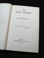 The Last Enemy (1942, first edition)
