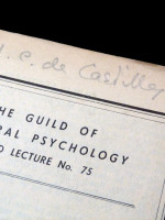 Some Reflections on Having No Time (Signed by Irene de Castillejo)