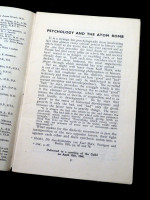 Psychology and the Atom Bomb (1946, first edition)