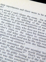 Psychology and the Atom Bomb (1946, first edition)