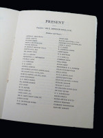 Omar Khayyam Club Menu, 24th March 1938, Signed Original Etching by Martin Hardie